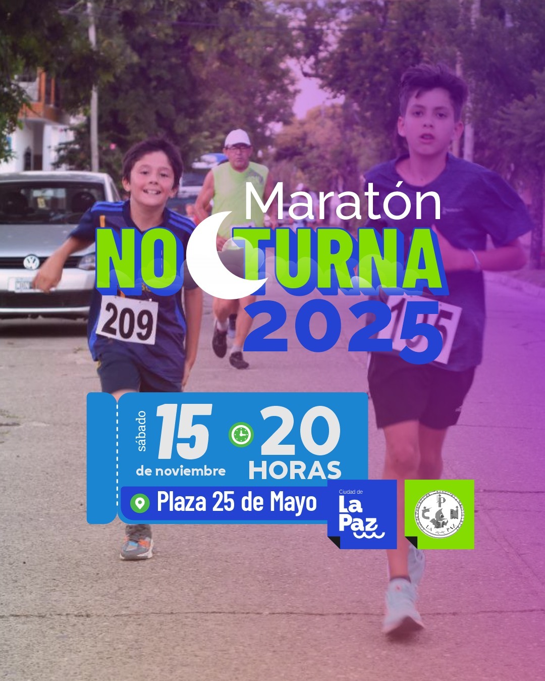 La Paz se prepara para la Maratón Nocturna
